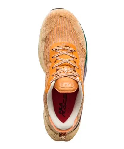 Tênis Fila Racer Speedzone TR Caramelo Escuro Creme Laranja