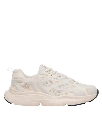 Tênis Fila Buzzard Bold Branco Bege Castanho Claro