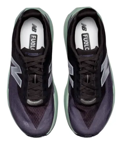 Tênis New Balance FuelCell Rebel V5 Preto Verde