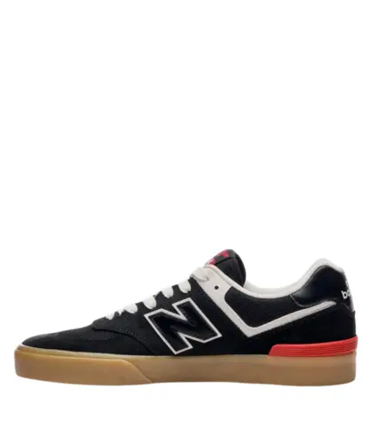 Tênis New Balance NM574 Preto Bege Claro