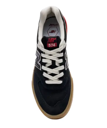 Tênis New Balance NM574 Preto Bege Claro