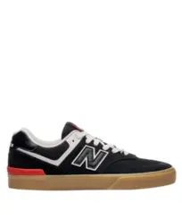 Tênis New Balance NM574 Preto Bege Claro
