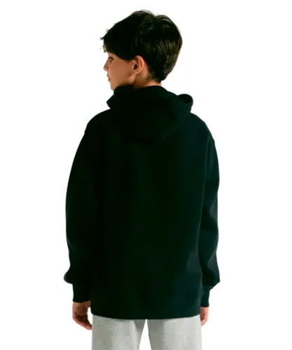 Moletom Volcom Canguru Iconic Juvenil Preto