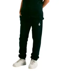 Calça Moletom Volcom Iconic Stone Juvenil Preto