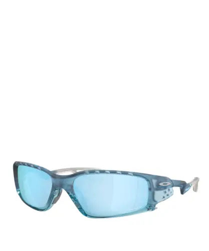 Óculos Oakley Plantaris SQ  Matte Trans Stonewash Prizm Deep Water