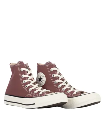 Tênis Converse Chuck 70 Hi Seasonal Bordo Fosco Amendoa