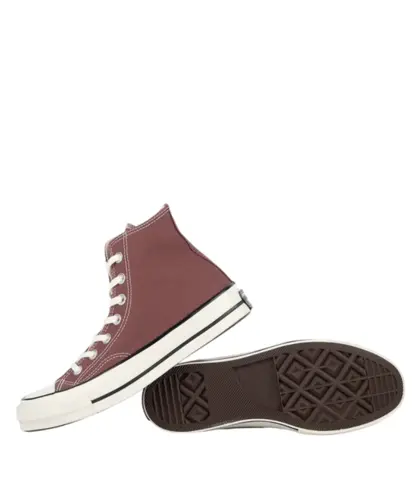 Tênis Converse Chuck 70 Hi Seasonal Bordo Fosco Amendoa