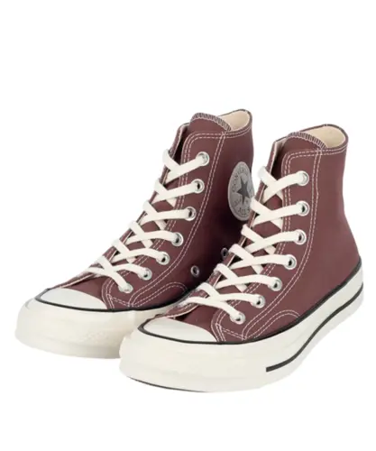 Tênis Converse Chuck 70 Hi Seasonal Bordo Fosco Amendoa