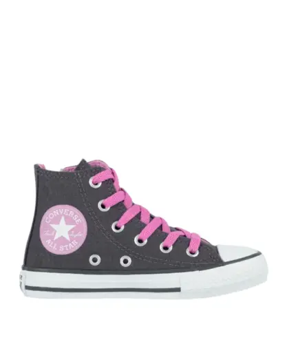 Tênis Converse Chuck Taylor All Star Side Zip Grafite Escuro Orquidea