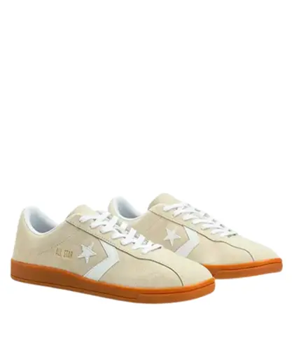 Tênis Converse All Star Classic Trainer Seasonal Suede Cano Baixo Bege