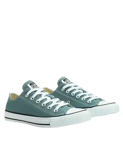 Tênis Converse Chuck Taylor All Star Seasonal Colors Cano Baixo Cinza Esverdeado Branco