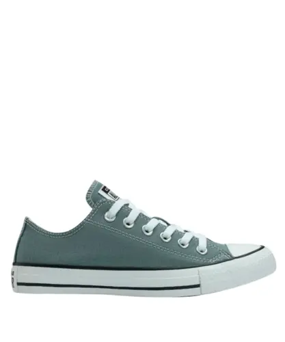 Tênis Converse Chuck Taylor All Star Seasonal Colors Cano Baixo Cinza Esverdeado Branco
