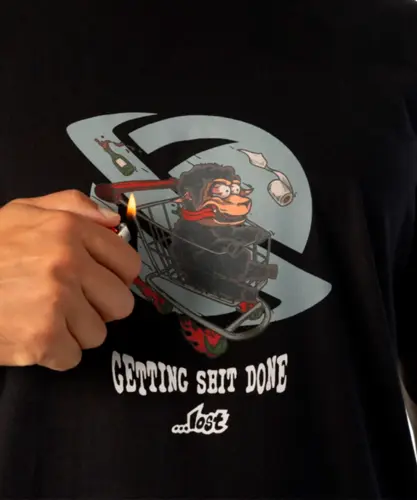 Camiseta Lost Shit Done Preto