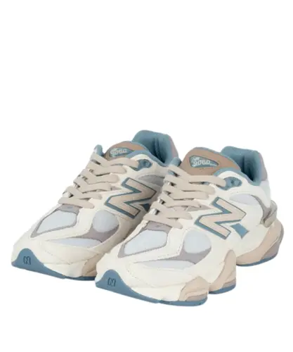 Tênis New Balance 9060 Azul Acinzentado Bege Claro