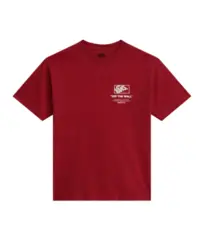 Camiseta Vans Stacked Hi SS Tee Bordeaux