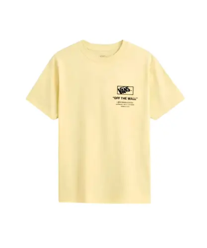 Camiseta Vans Stacked Hi SS Tee Faded Yellow