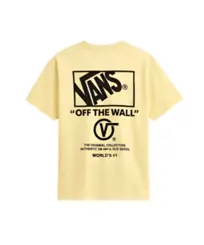 Camiseta Vans Stacked Hi SS Tee Faded Yellow