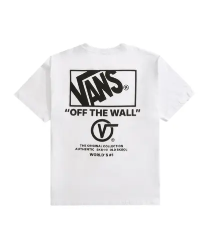 Camiseta Vans Stacked Hi White