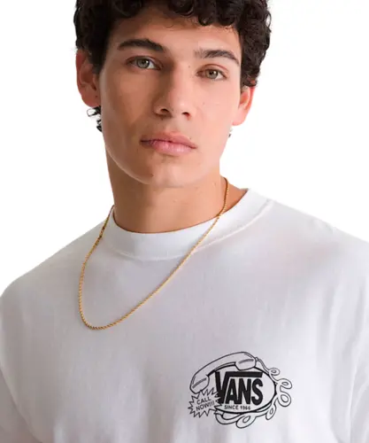 Camiseta Vans Hot Lines T-Shirt White
