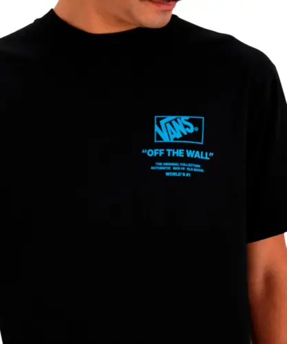 Camiseta Vans Stacked Hi SS Black