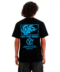 Camiseta Vans Stacked Hi SS Black