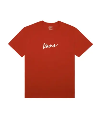 Camiseta Vans Classic Script Racing Red