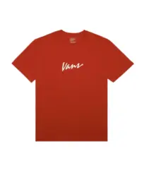 Camiseta Vans Classic Script Racing Red