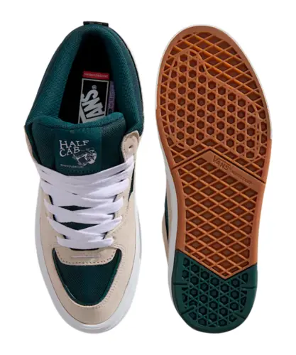 Tênis Vans Skate Half Cab Wafflecup Oatmeal Deep Teal - Tênis Vans