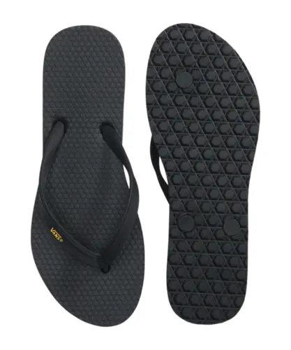 Chinelo Vans Makena Black Gold