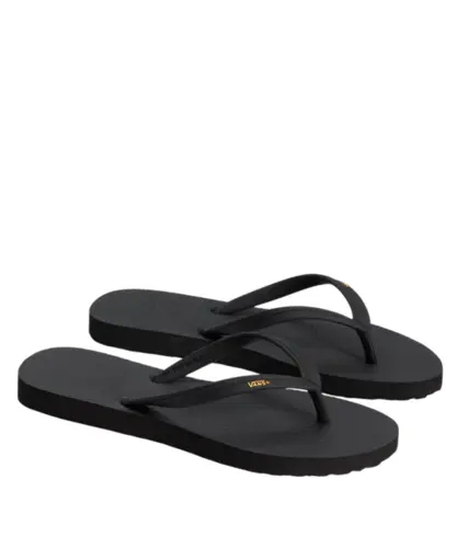 Chinelo Vans Makena Black Gold