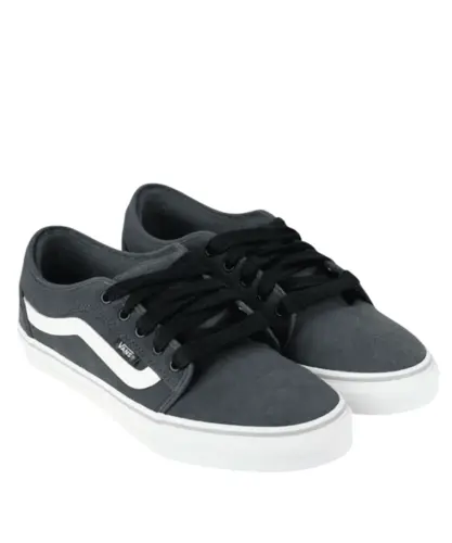 Tênis Vans Skate Chukka Low Sidestripe Fat Lace Charcoal