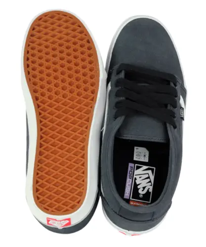 Tênis Vans Skate Chukka Low Sidestripe Fat Lace Charcoal