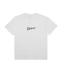 Camiseta Vans Classic Script White