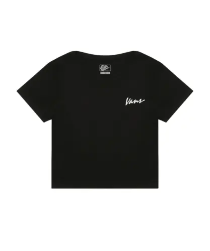 Camiseta Vans Classic Script Baby Black