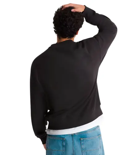 Moletom Careca Vans Stretch Logo Crew Black