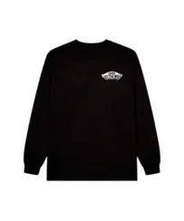 Camiseta Vans Manga Longa Double Standard Preto