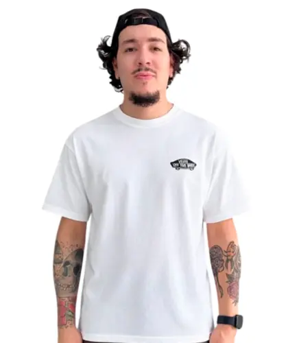 Camiseta Vans Double Standard White