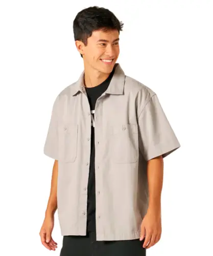 Camisa Vans Larkspur Solid Workwear Drizzle