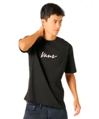 Camiseta Vans Classic Script Black