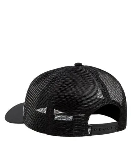 Boné Vans Classic Patch Curved Bill Trucker Black White