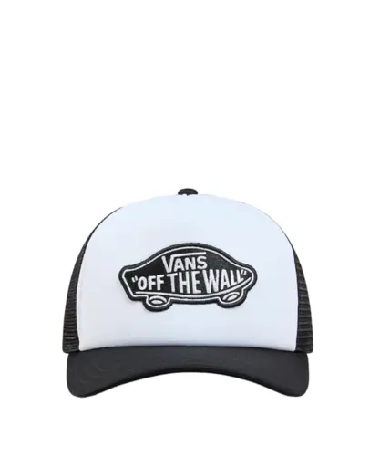 Boné Vans Classic Patch Curved Bill Trucker Black White