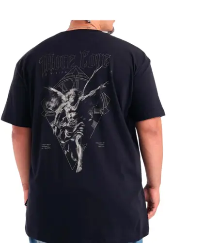 Camiseta MCD Oversized Chronos Costas Preto