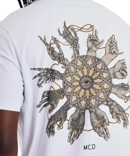 Camiseta MCD Regular Ciclo Mãos Branco