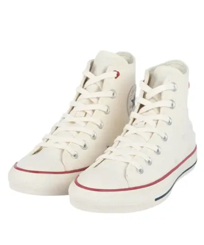 Tênis Converse Chuck Taylor All Star Hi Chucks In Love Amendoa Grena Marinho