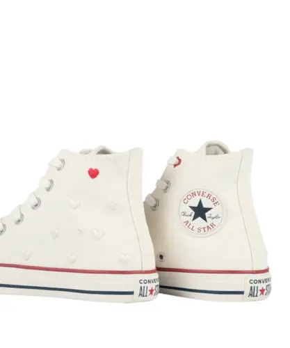 Tênis Converse Chuck Taylor All Star Hi Chucks In Love Amendoa Grena Marinho