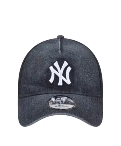 Boné New Era 940AF Trucker Q126 Wshd Dnm Neyyan Blk