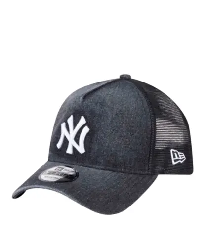 Boné New Era 940AF Trucker Q126 Wshd Dnm Neyyan Blk
