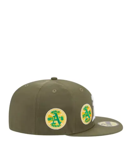 Boné New Era 59FIFTY Oakland Athletics Olive World Series
