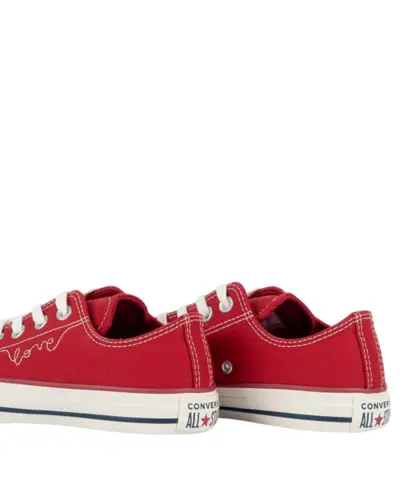 love converse 様 Tênis Converse Chuck Taylor All Star Ox Chucks In Love Vermelho