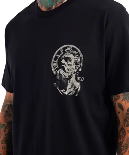 Camiseta MCD T-Shirt Regular M/C Peito Chronos Preto